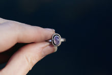 Load image into Gallery viewer, Pink Sapphire Mira Stacker Ring Size 8