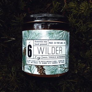#6 Wilder - 8oz Soy Candle