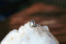 Load image into Gallery viewer, Labradorite Mira Stacker Ring Size 7.5