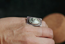 Load image into Gallery viewer, Variscite Portrait Shield Ring size 6.25