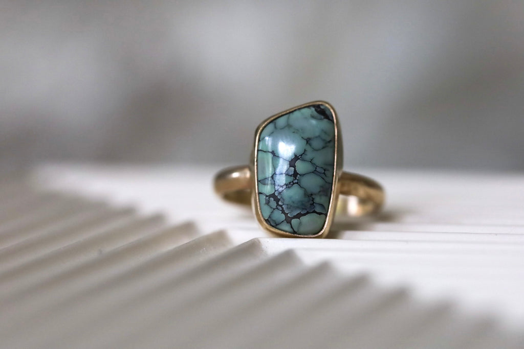 Variscite Statment Ring