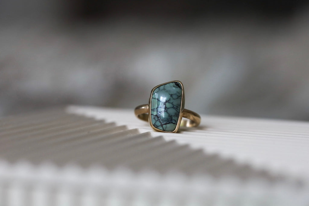Variscite Statment Ring