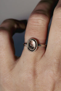 Oregon Sunstone Mira Stacker Ring Size 7