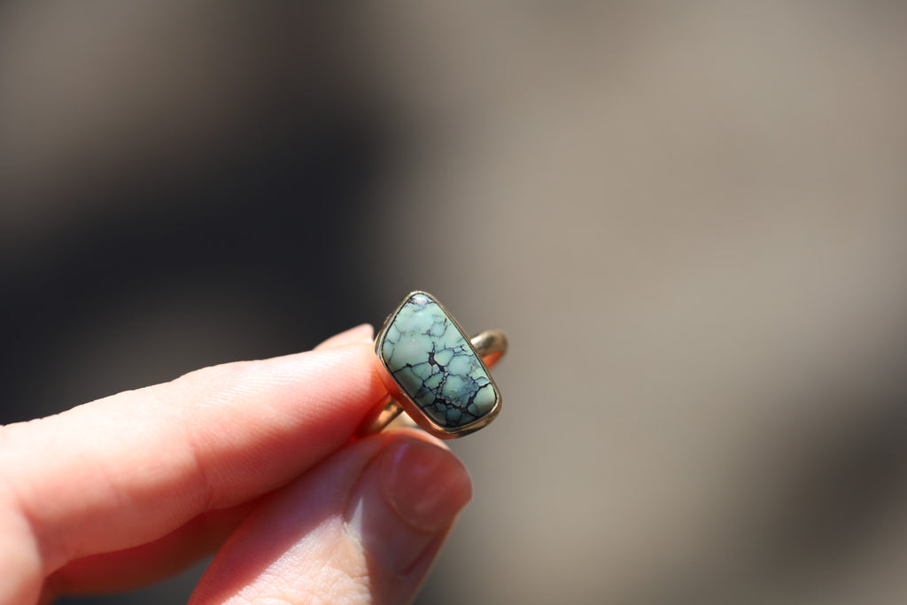 Variscite Statment Ring