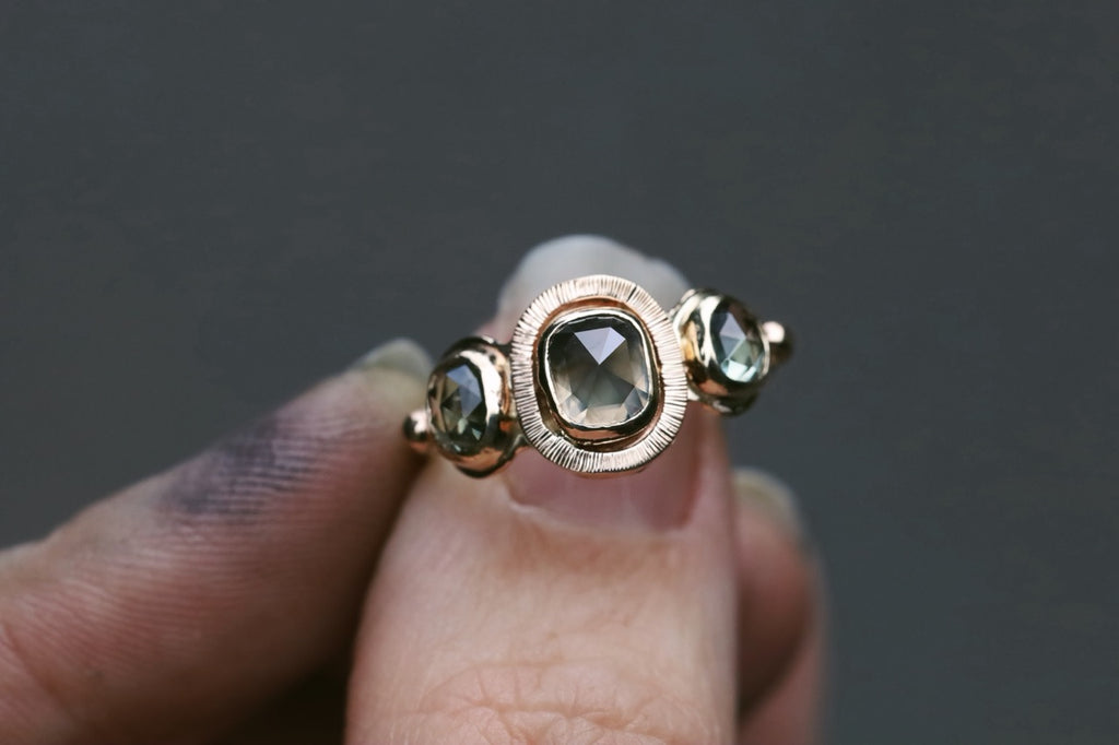Diana Ring Gray Diamond