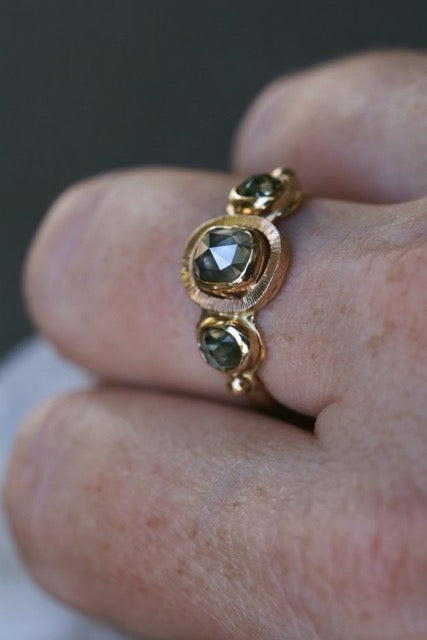Diana Ring Gray Diamond