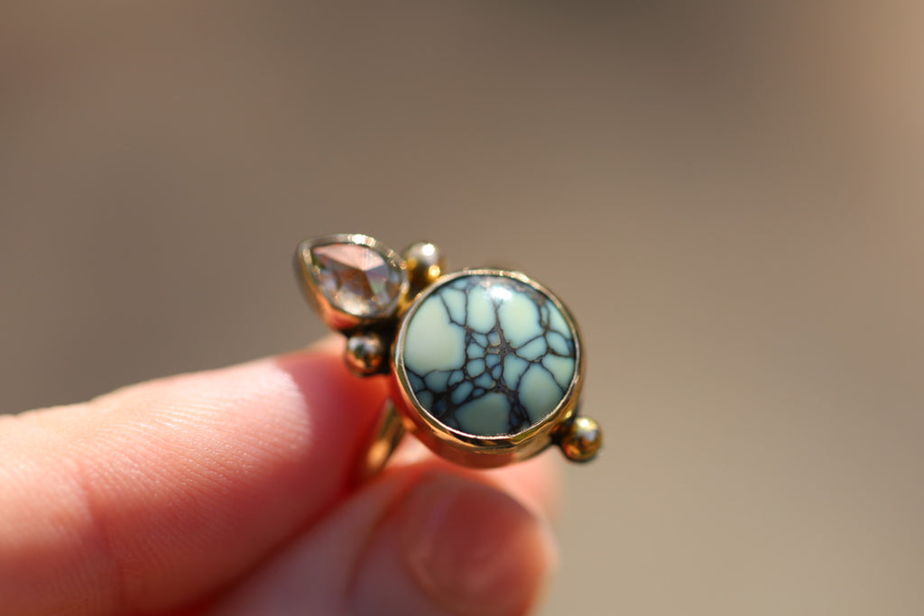 Diamond Variscite Duo