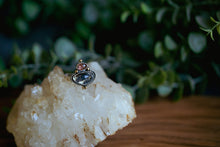 Load image into Gallery viewer, Ziron and Opal Duo Ring {size 6.5}