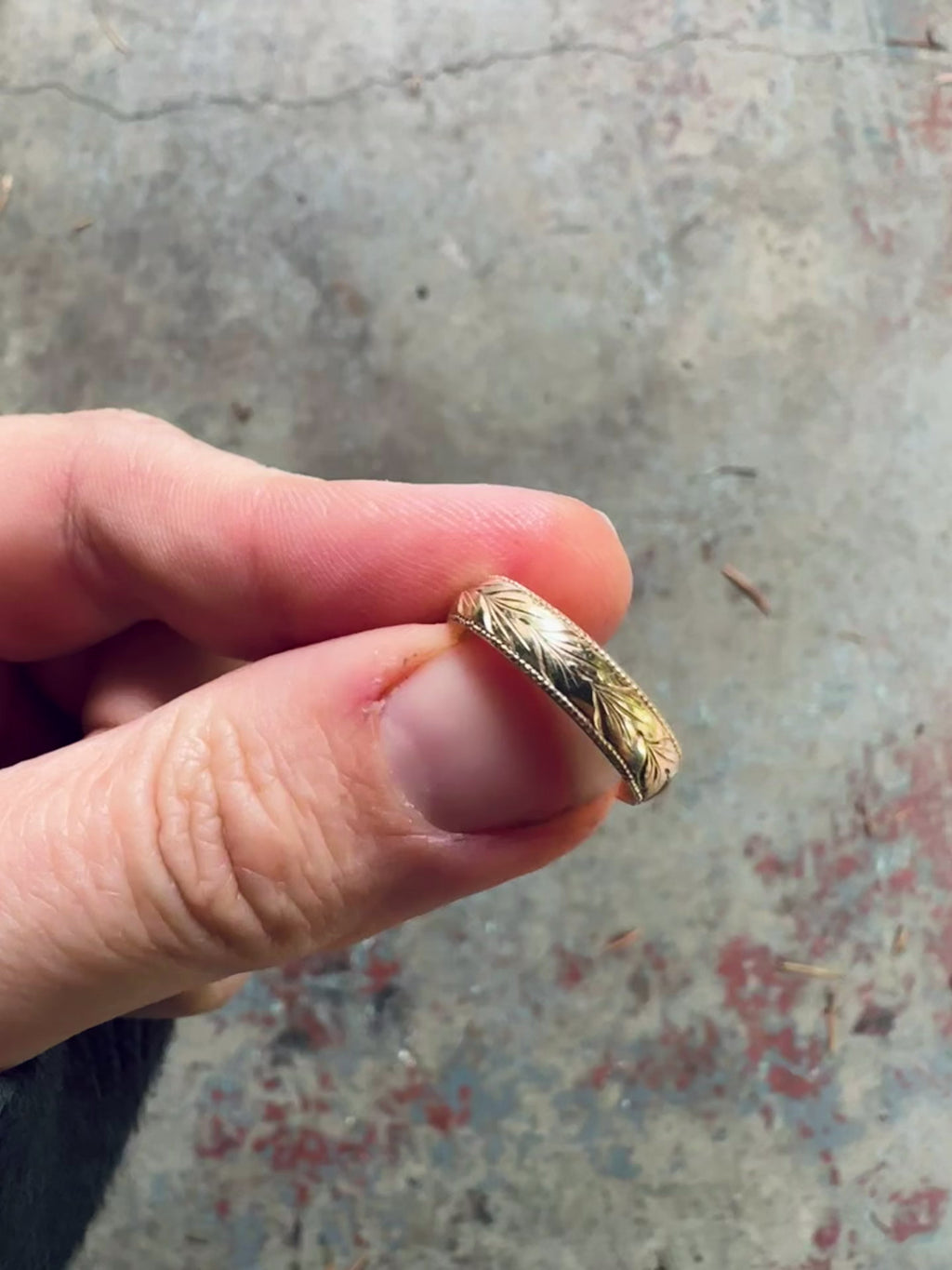 Engraved Band Size 6.25