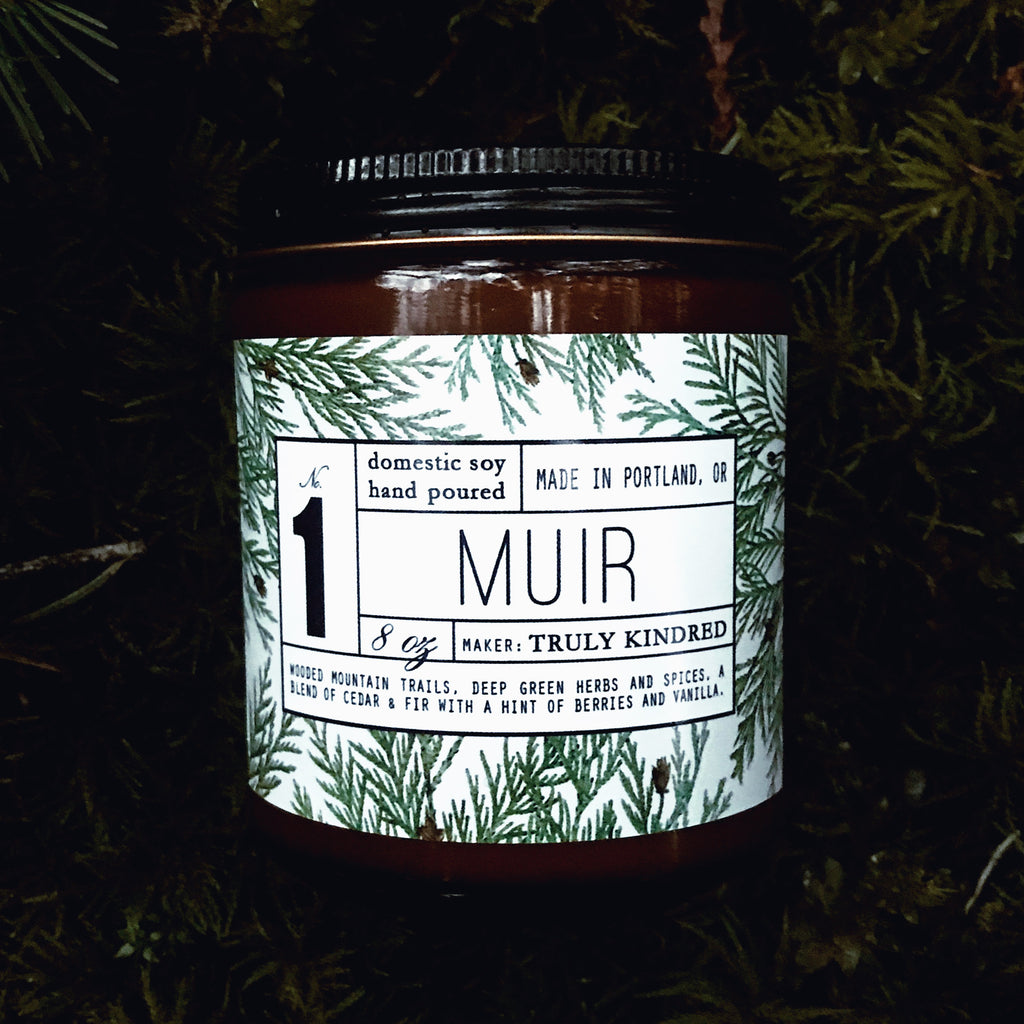 #1 Muir - 8oz Soy Candle