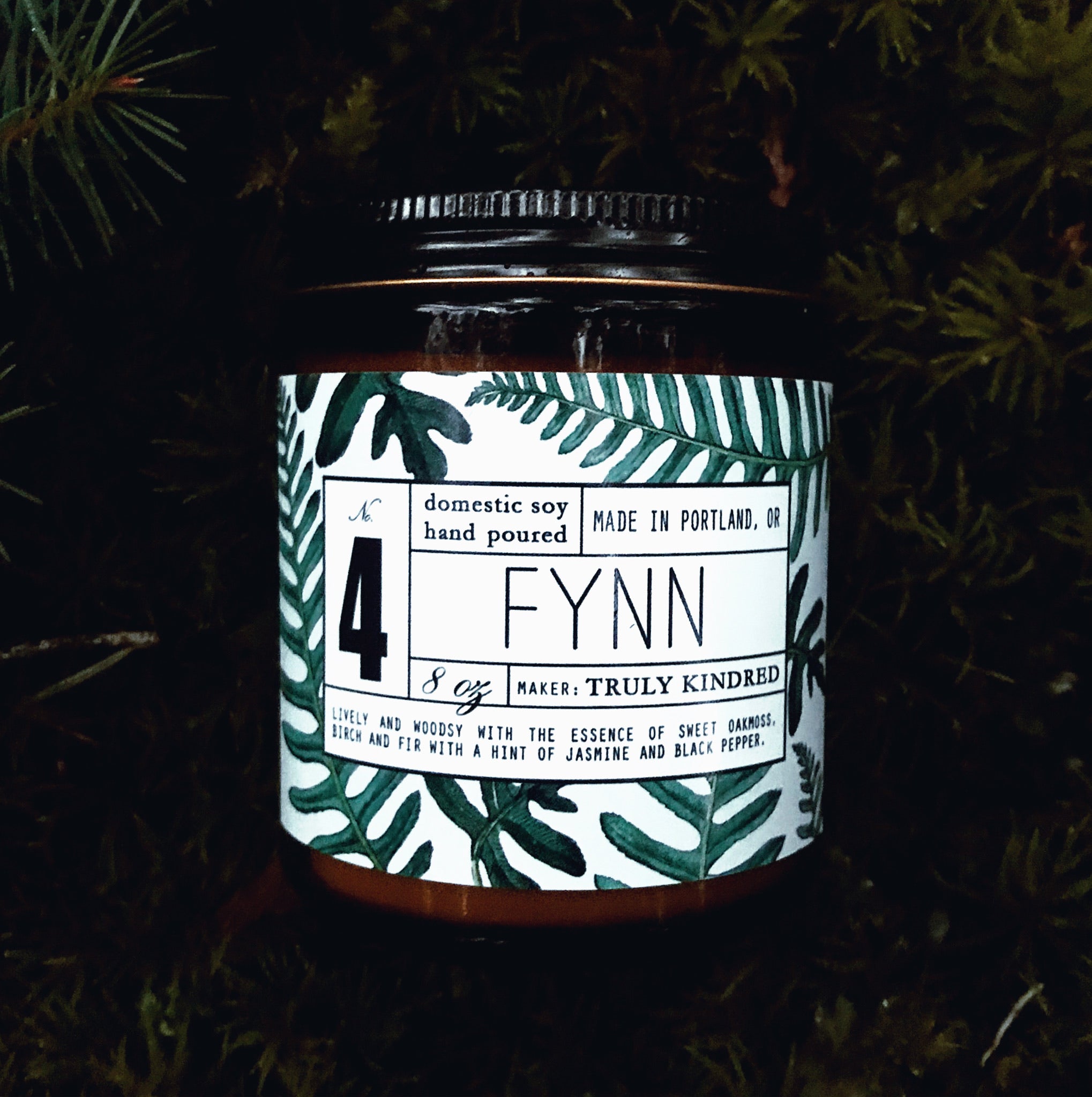 #4 Fynn - 8oz Soy Candle