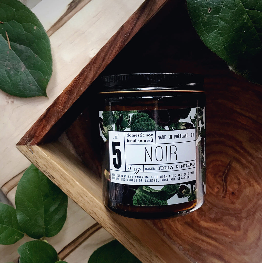 #5 Noir - 8oz Soy Candle