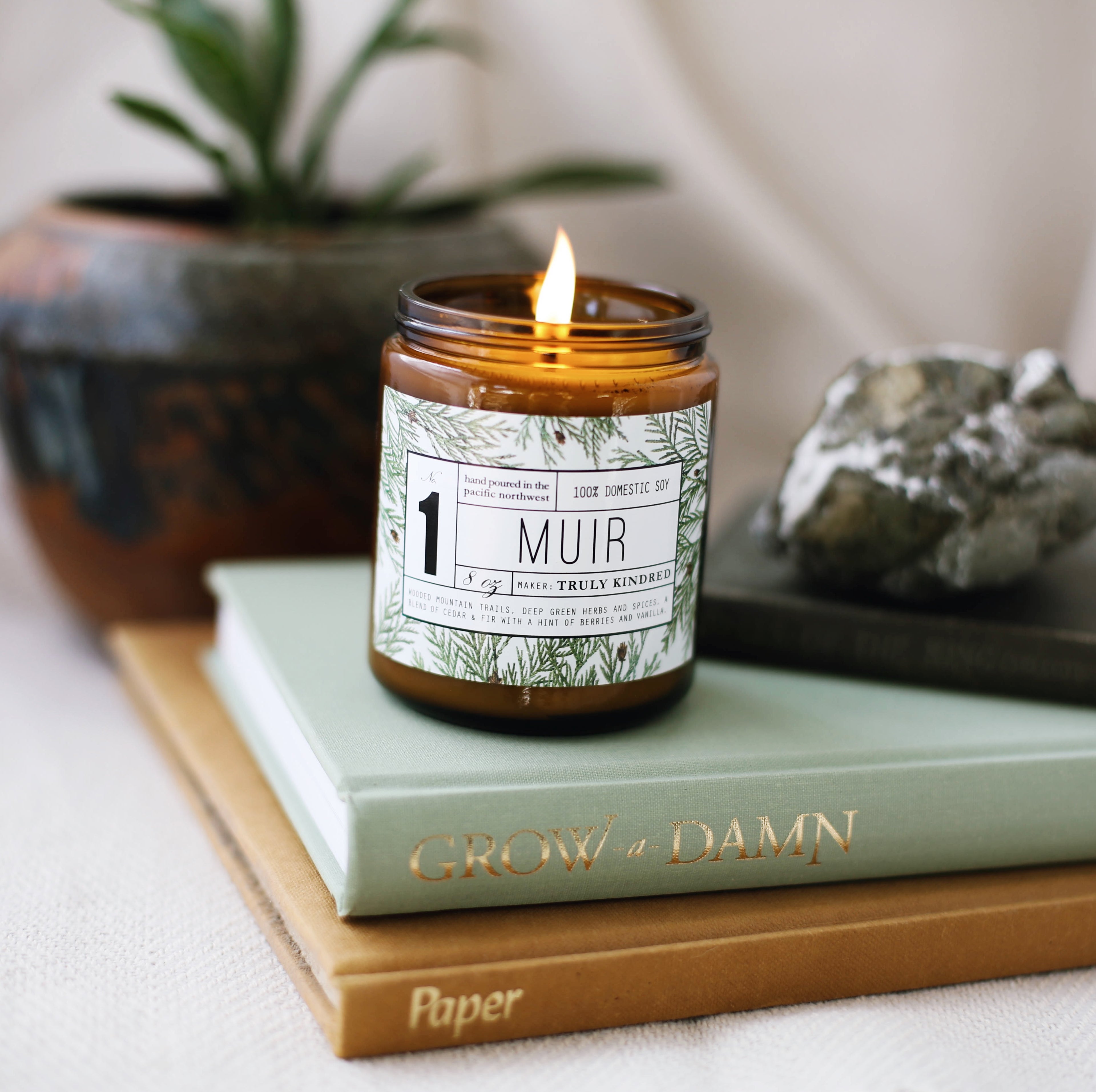 #1 Muir - 8oz Soy Candle