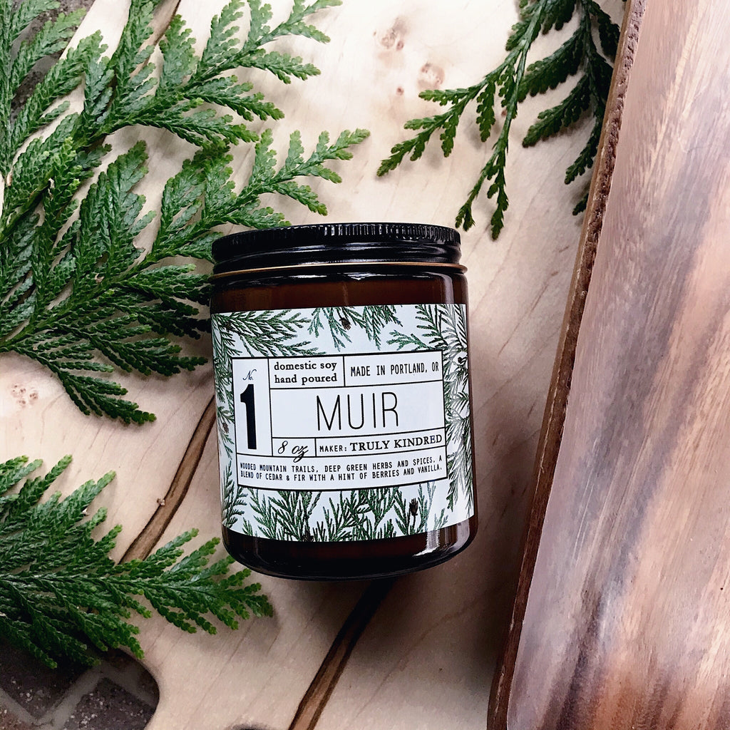#1 Muir - 8oz Soy Candle