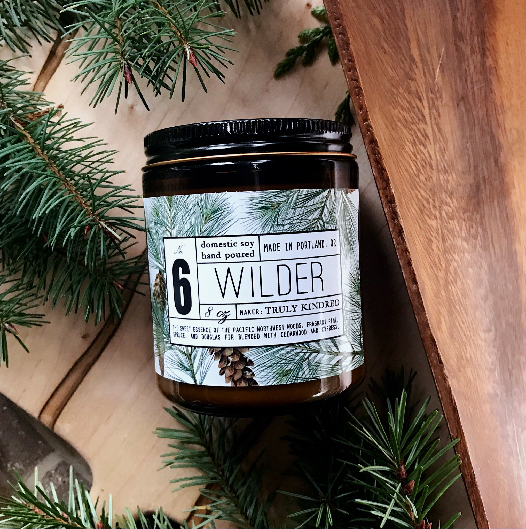 #6 Wilder - 8oz Soy Candle