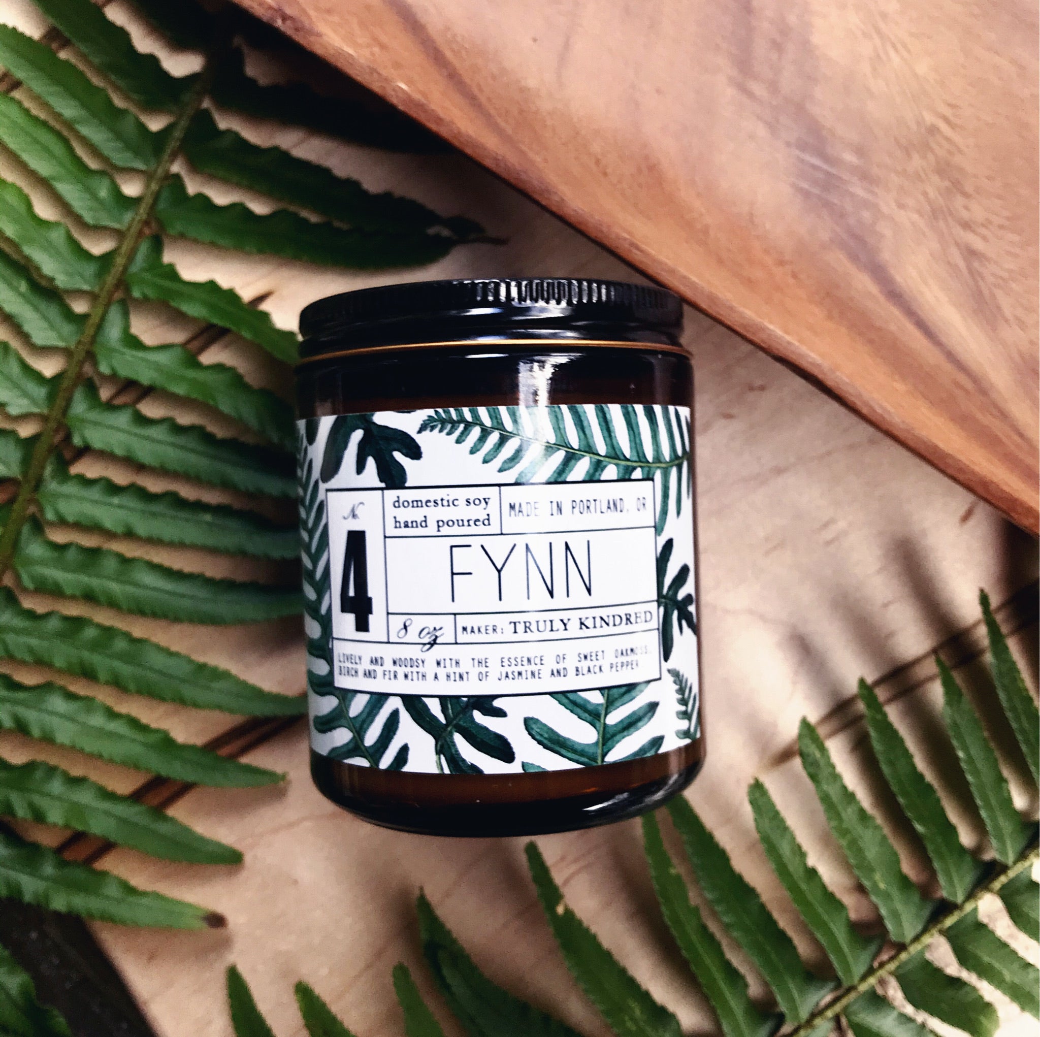 #4 Fynn - 8oz Soy Candle