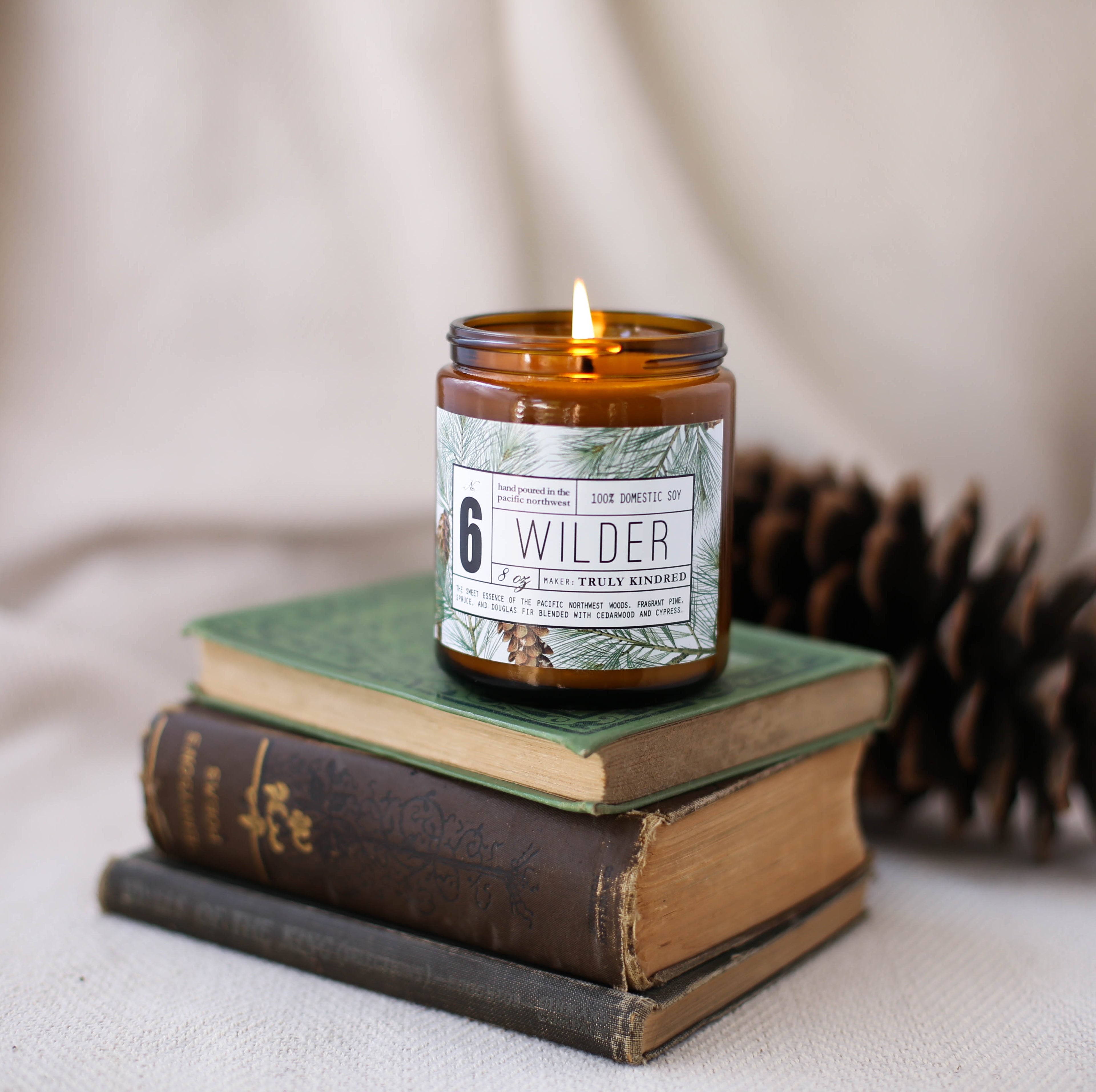 #6 Wilder - 8oz Soy Candle